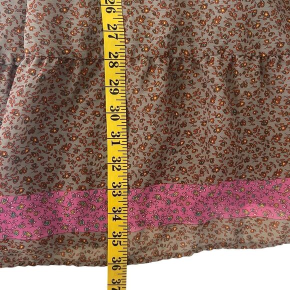 Mossimo Womens Y2K Babydoll Floral Tiered Dress Size XXL Boho Cottage Sundress - Picture 6 of 8